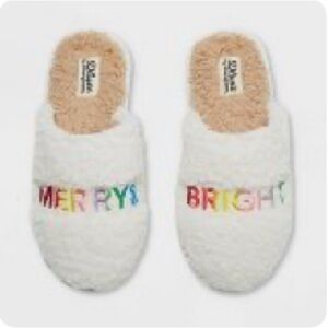 Merry & Bright Sherpa Slippers